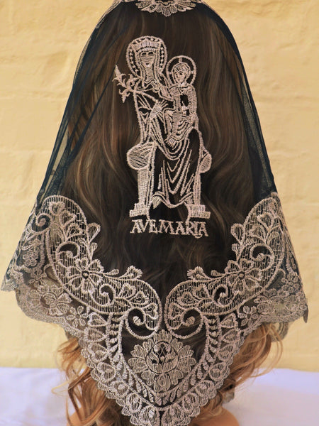 Our Lady of Walsingham Mantilla. - Di Clara Catholic Vestments and Gifts