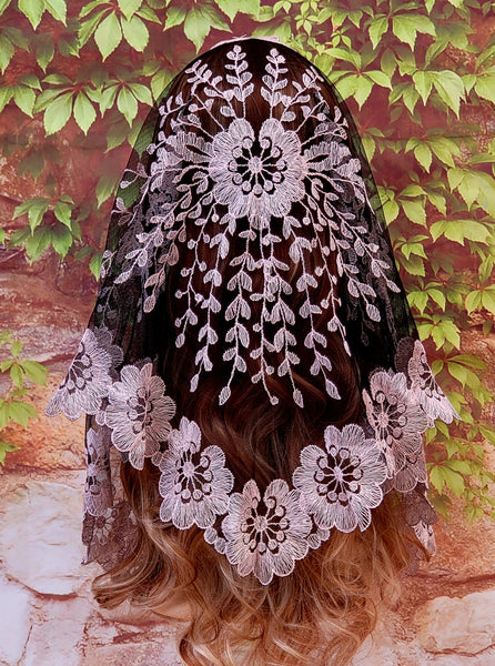 Blossom Flower Spray Veil