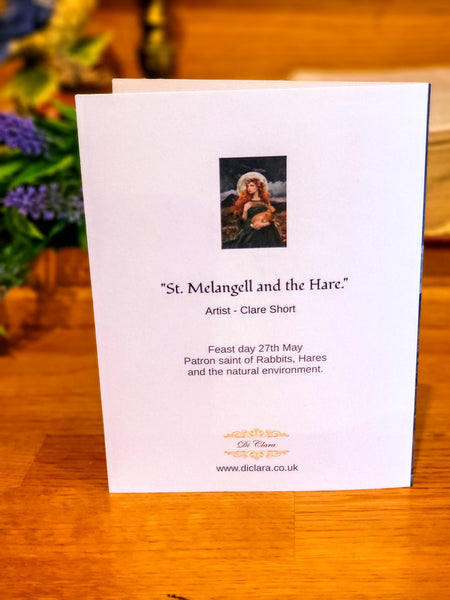 St. Melangell Greetings Card