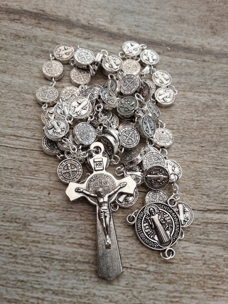 St. Benedict medals rosary