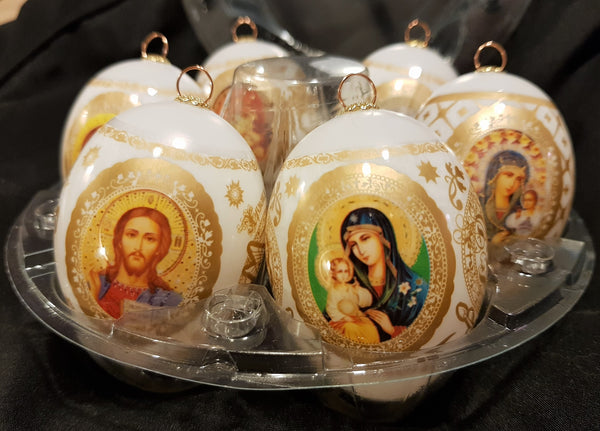 Russian Orthodox Decorated Easter Eggs - Di Clara Catholic Vestments and Gifts