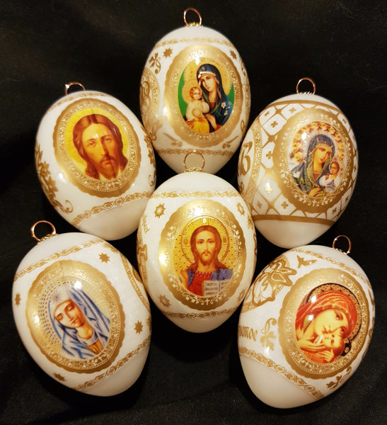 Russian Orthodox Decorated Easter Eggs - Di Clara Catholic Vestments and Gifts