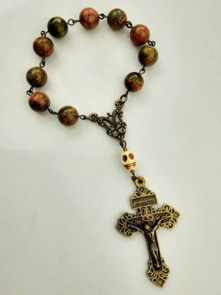 Memento Mori Stone Rosary