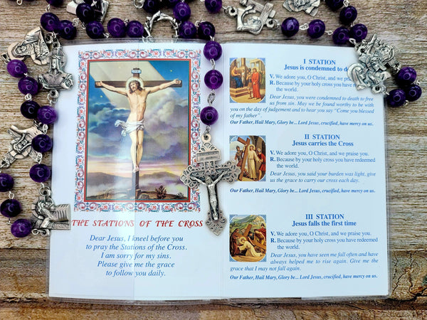 Stations of the cross rosary booklet 