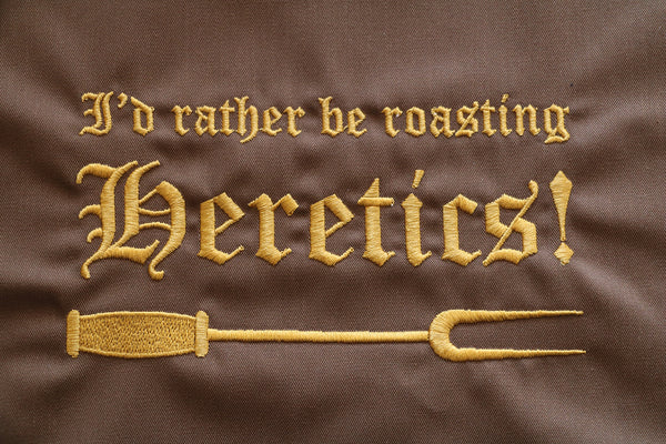 I'd rather be roasting Heretics Apron Di Clara rigid orthodox Catholic?! Who is the valid Pope? Vatican, Francis, Benedict, Sede Vacantism, SSPX, FSSP.